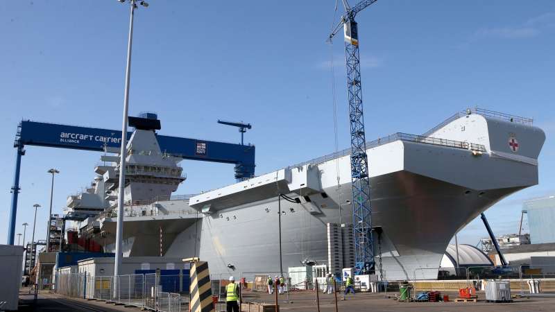 HMS Prince of Wales (Image: PA).