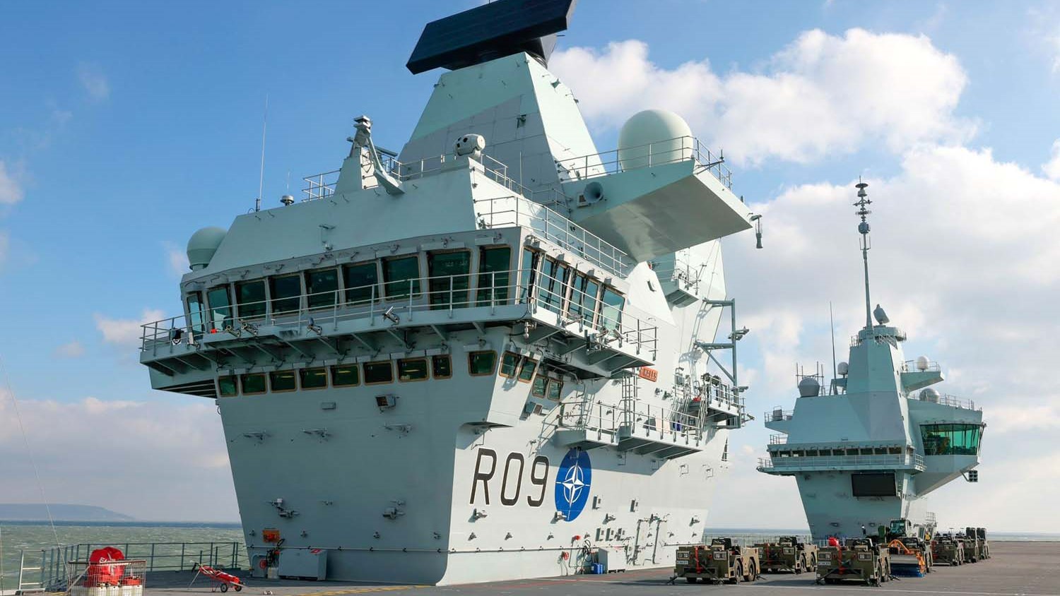 HMS Prince of Wales sails from Portsmouth for Exercise Cold Response in the Arctic (Picture: MOD).