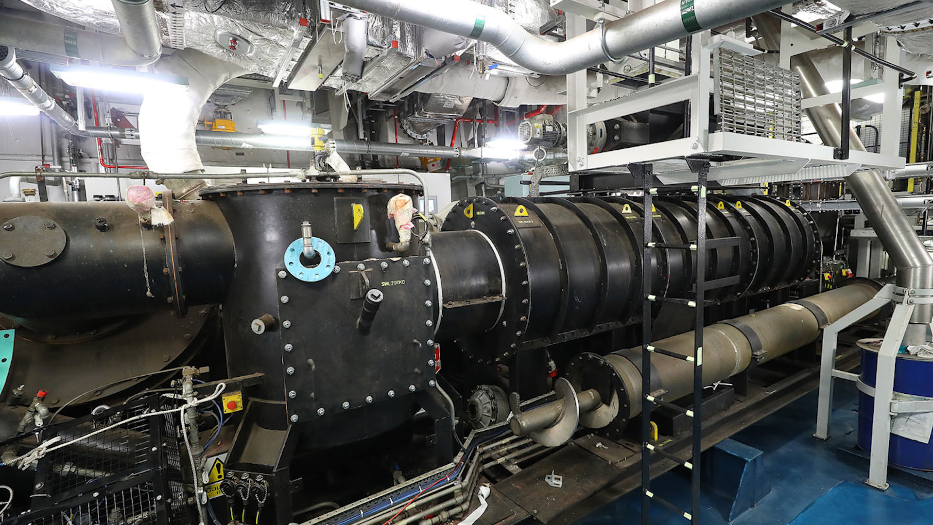HMS Prince of Wales' waste system (Picture: Royal Navy).