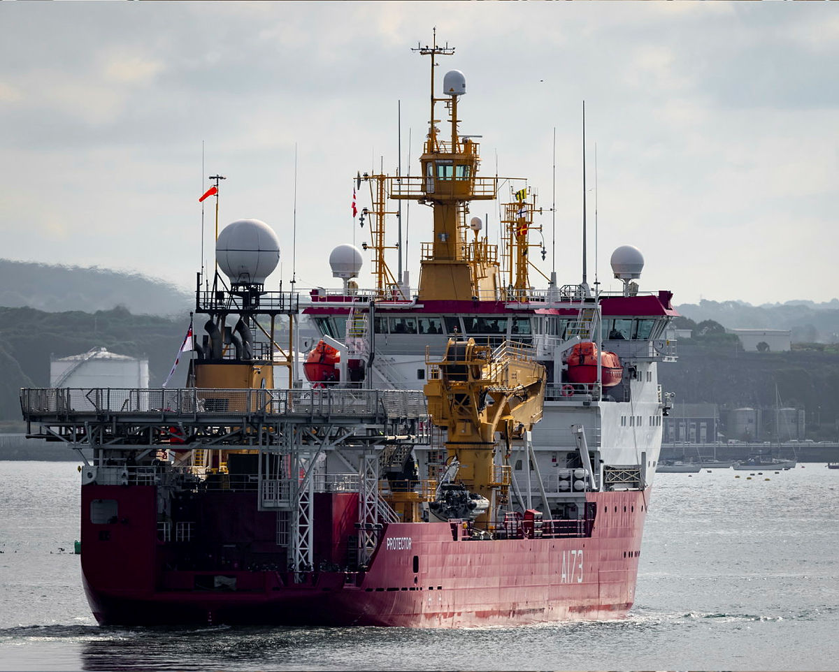 HMS Protector sets sail for Antarctica