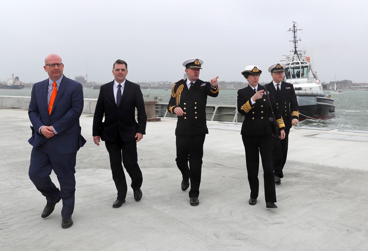 Princess Anne Portsmouth Visit