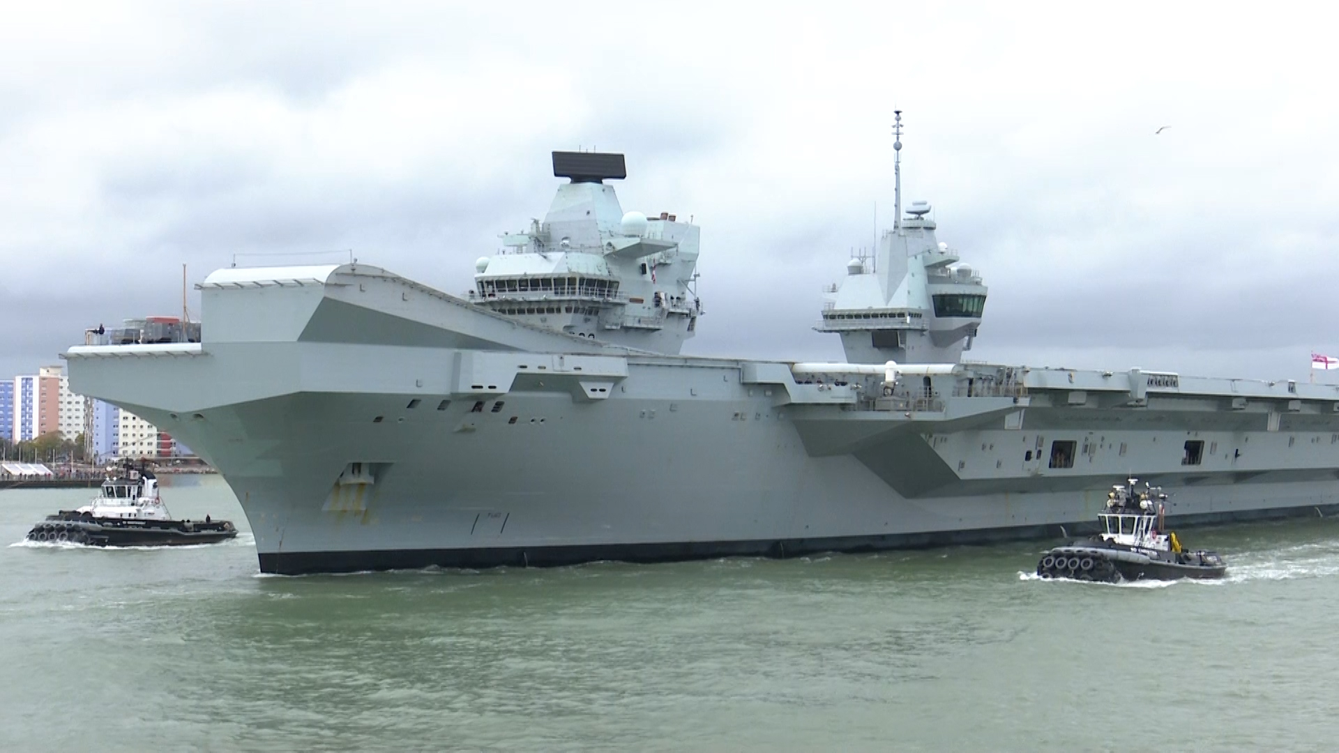 HMS Queen Elizabeth has set sail to deploy to northern Europe