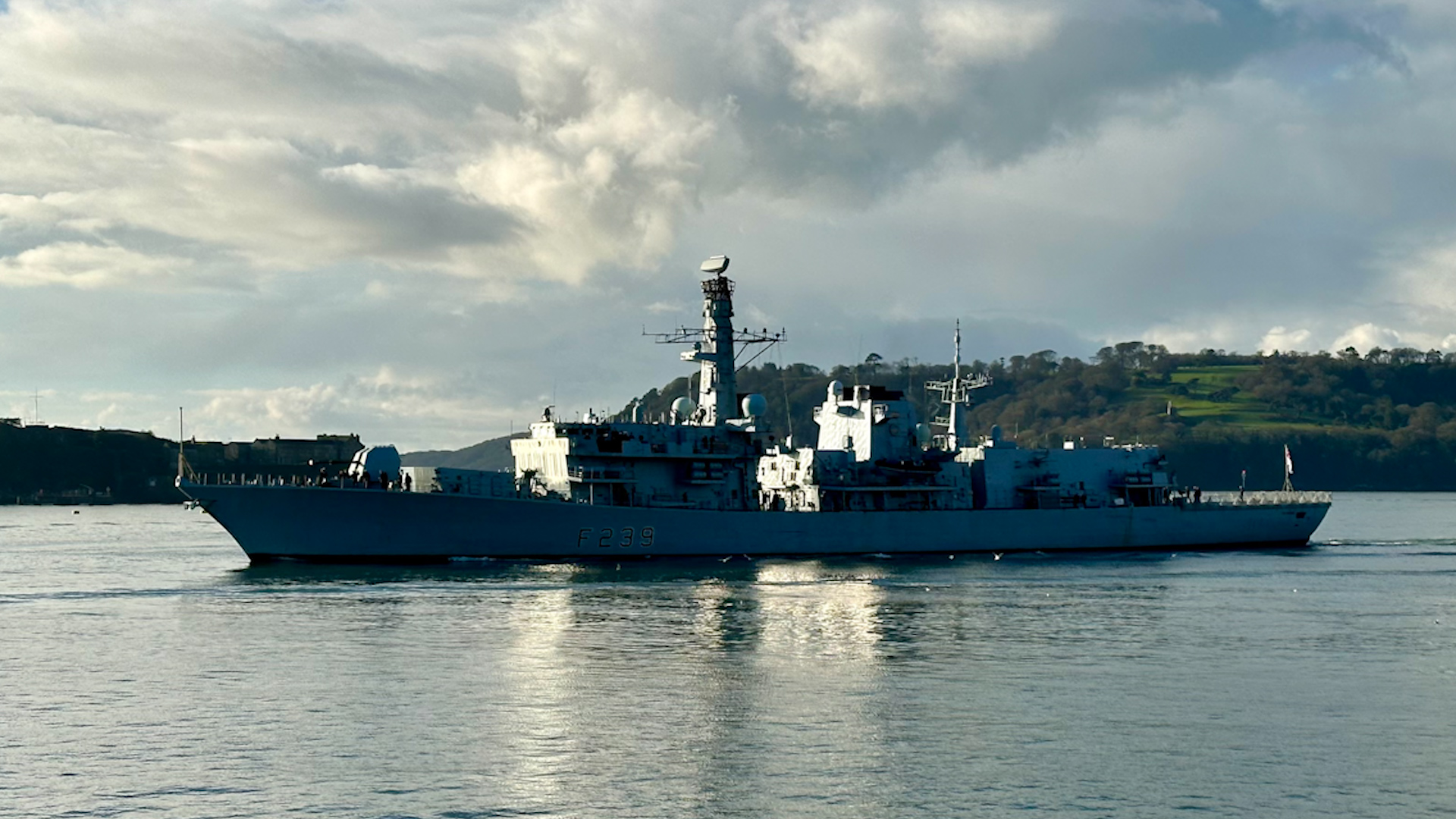 HMS Richmond and her crew set sail from Devonport last week