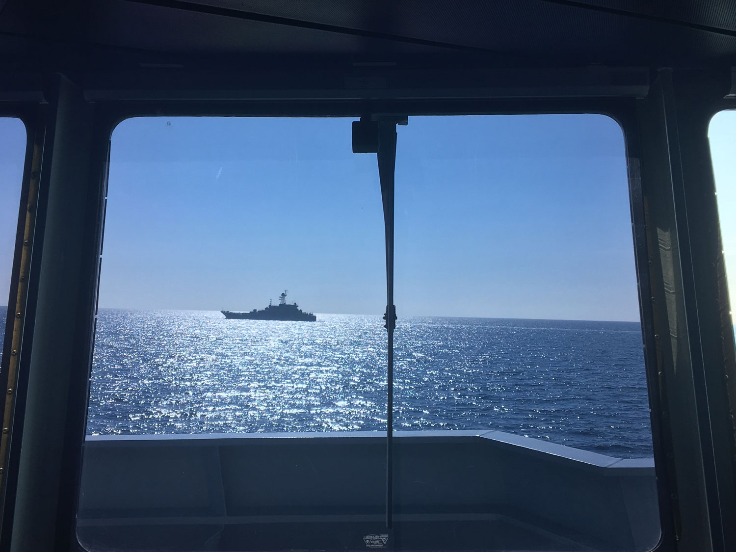 HMS Severn Russian Warship Escort