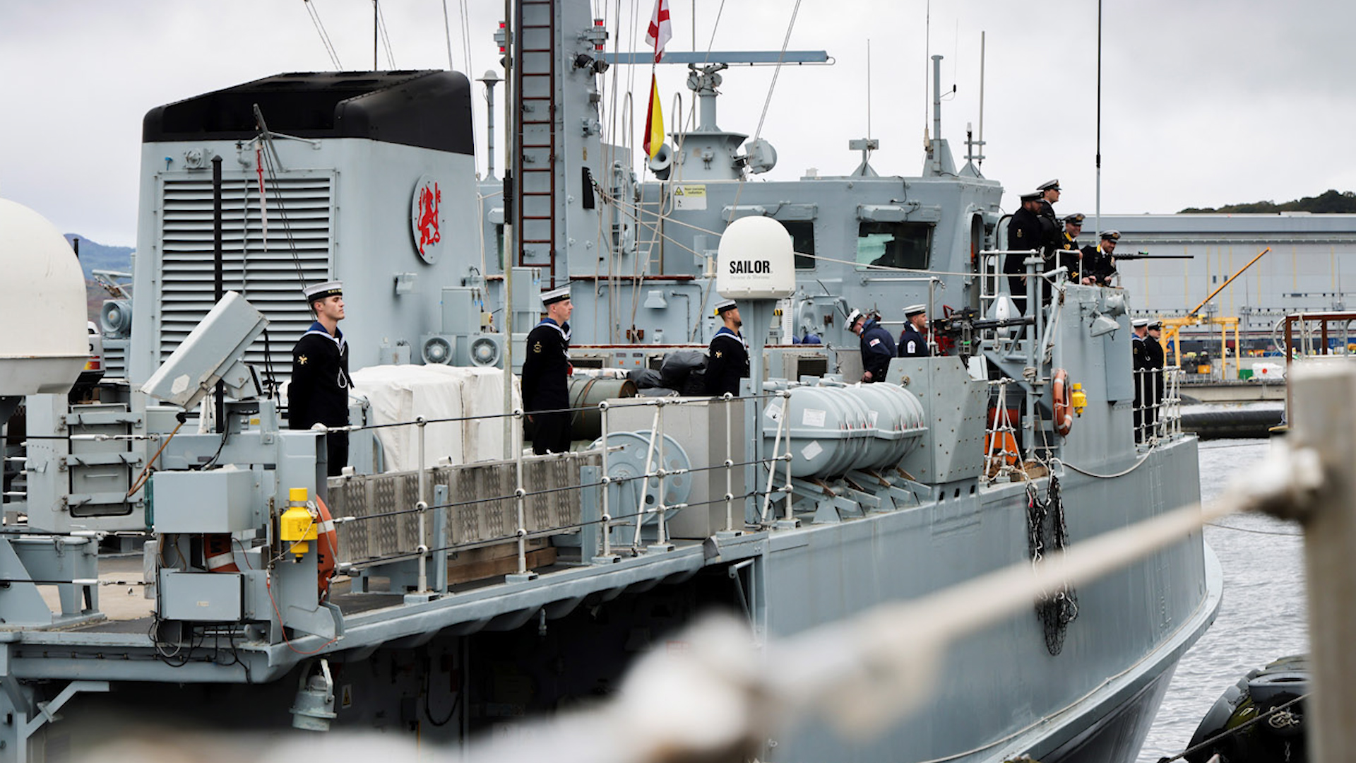 HMS Shoreham ends three-year Middle East mission with Clyde homecoming (Picture: Royal Navy).