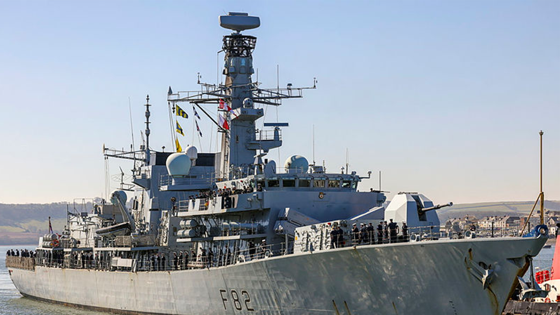 HMS Somerset back in Plymouth CREDIT ROYAL NAVY