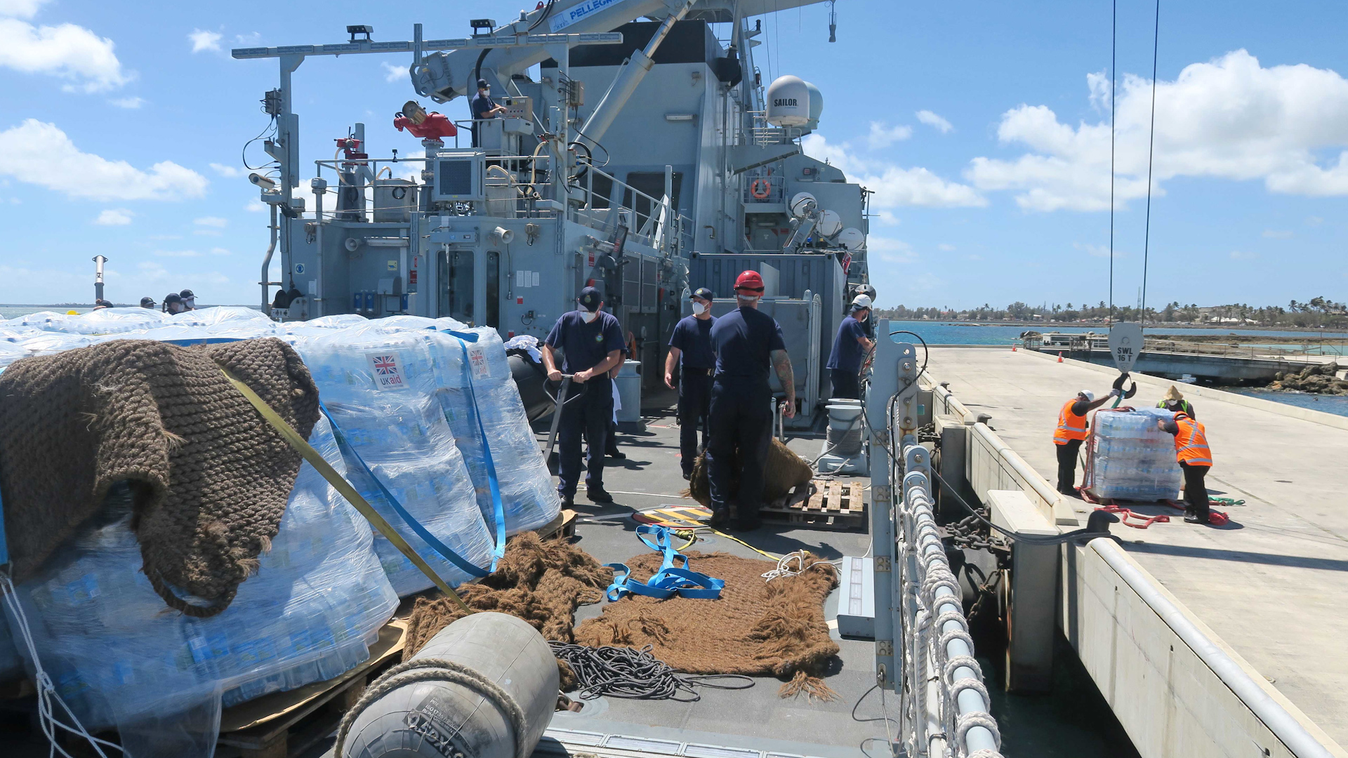 	HMS Spey delivers aid to Tonga after Tsunami 260122 CREDIT MOD_0.jpg