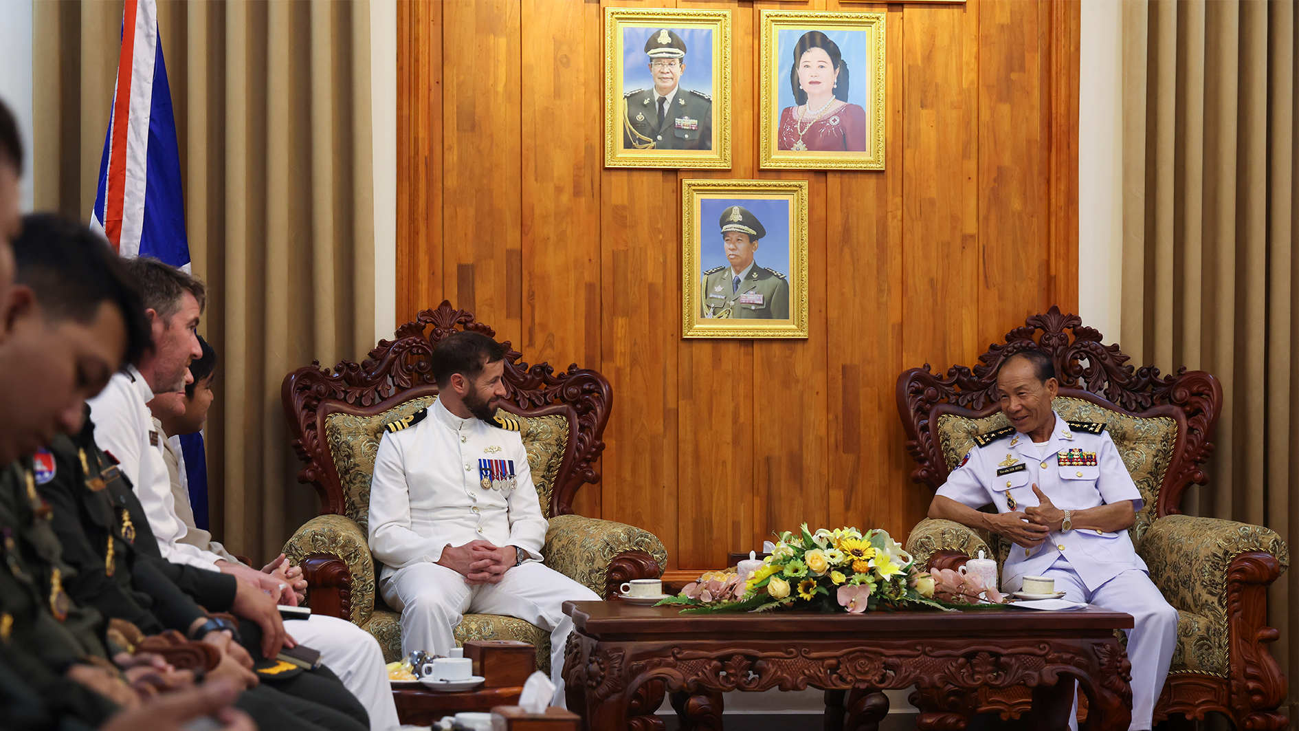 HMS Spey first warship to visit Cambodia in 65 years CREIT ROYAL NAVY 180223