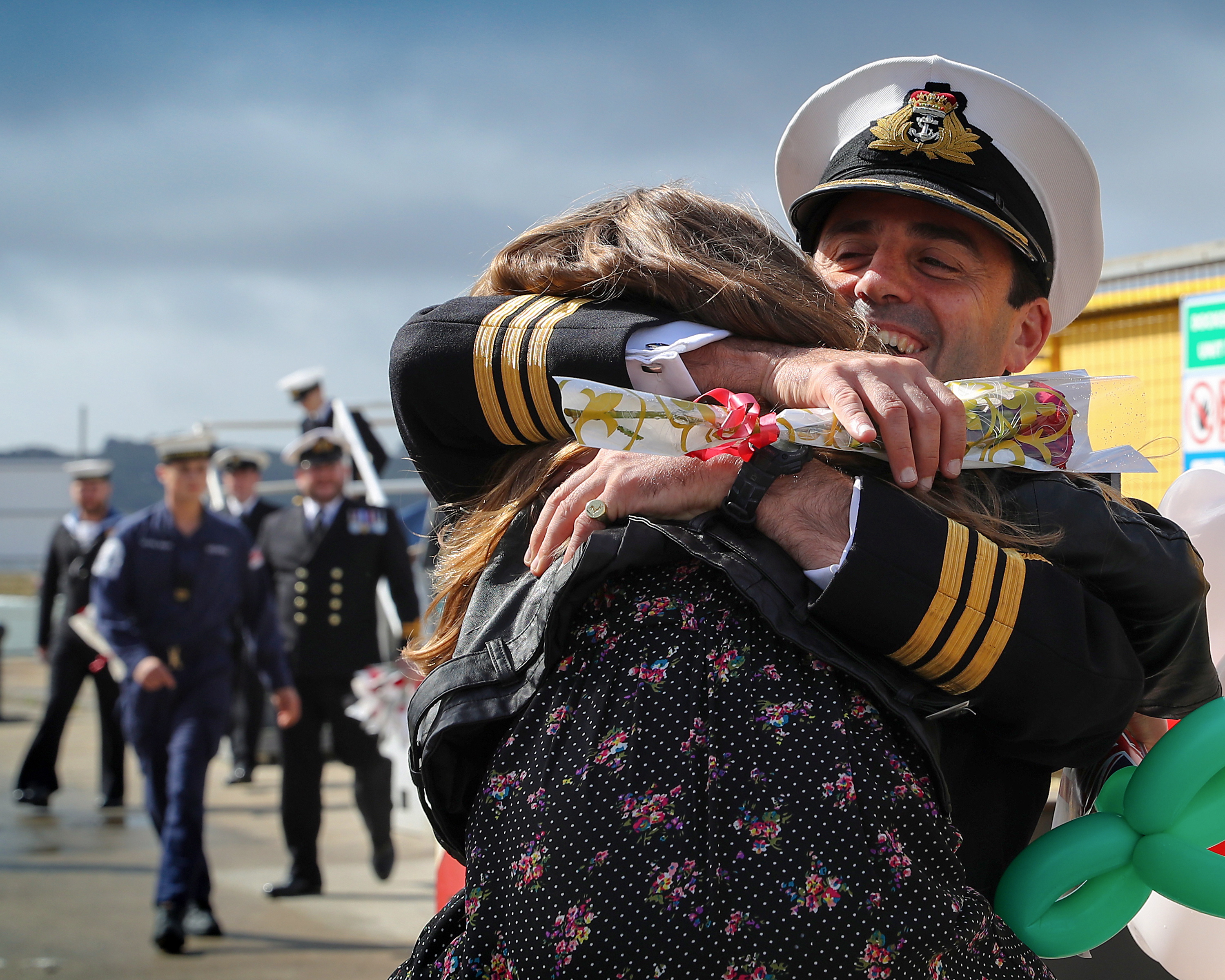 HMS Sutherland homecoming 100818 CREDIT Royal Navy Mod