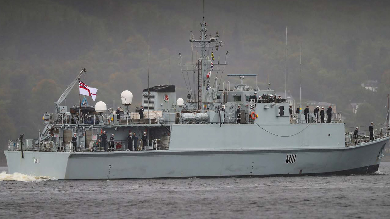 HMS Blyth had previously spent three years in the Gulf protecting shipping (Picture: Royal Navy).