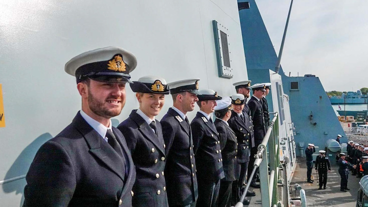 The Type 45 destroyer HMS Dauntless will also help counter illegal drug trafficking in the region (Picture: Royal Navy).