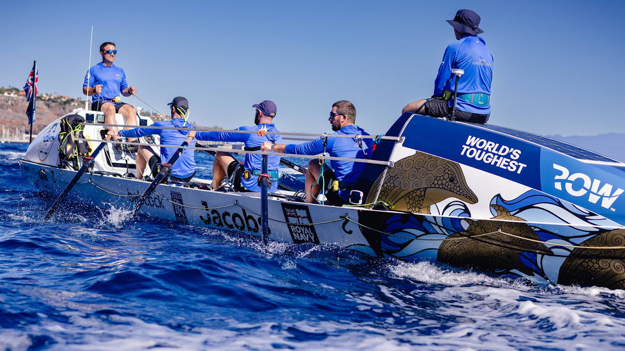HMS oardacious Talisker Whisky Atlantic Challenge 2023 rowing team