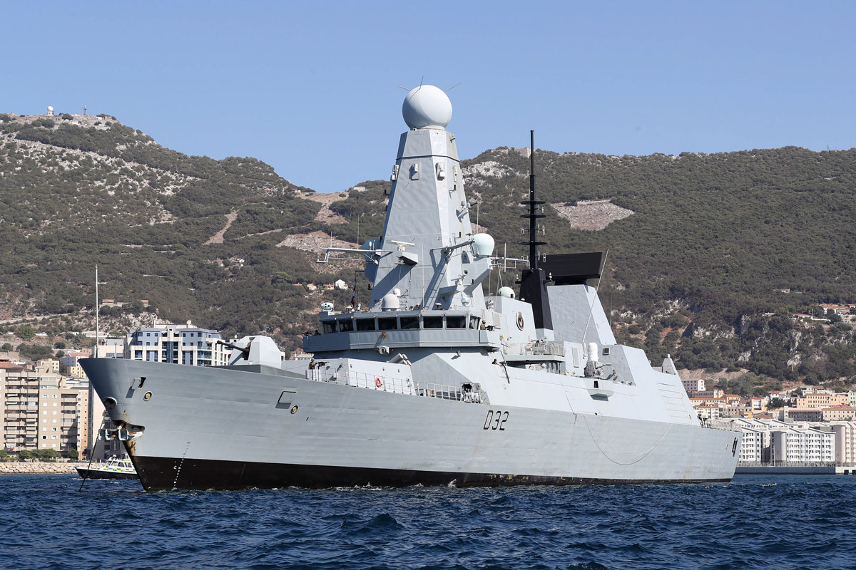 Capt Essenhigh is the former Commanding Officer of HMS Daring (Picture: Royal Navy).