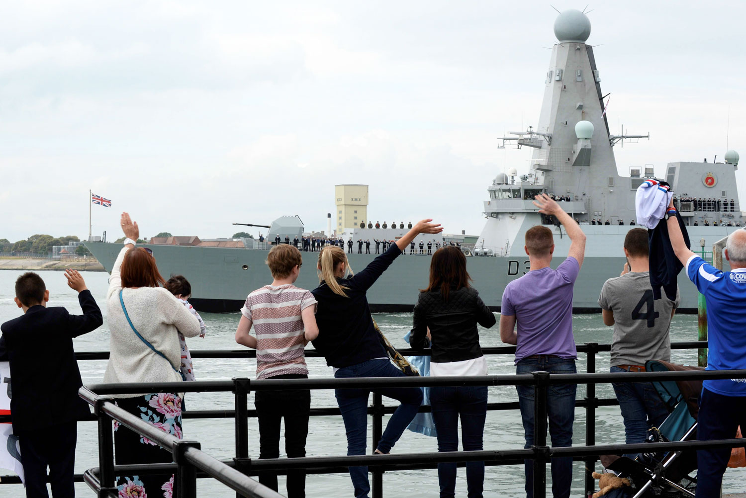 HMS Defender Sets Sails For Maiden Deployment