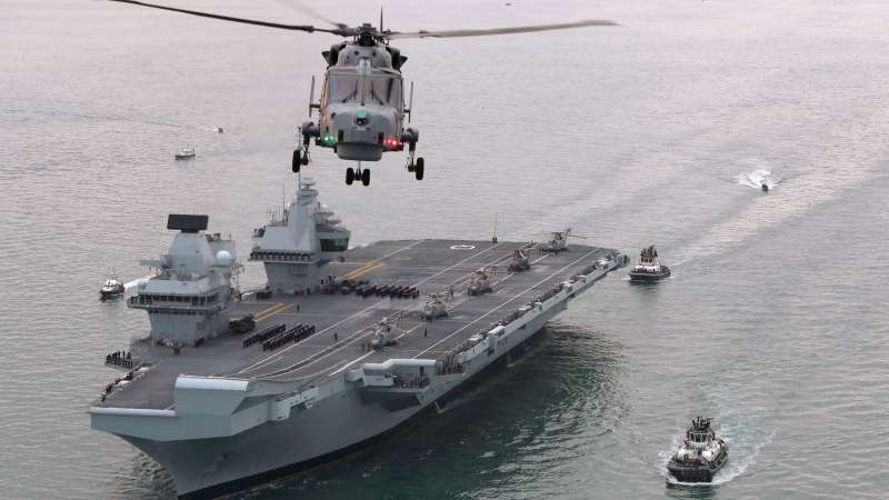 HMS Queen Elizabeth trials