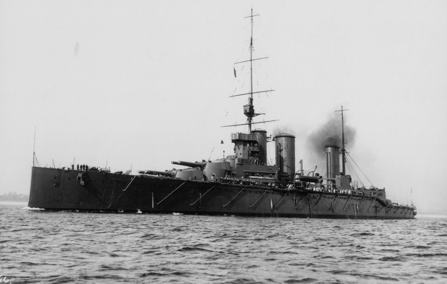 1916 Image of HMS Queen Mary, Sunk At Jutland 1916 Image of HMS Queen Mary, Sunk At Jutland