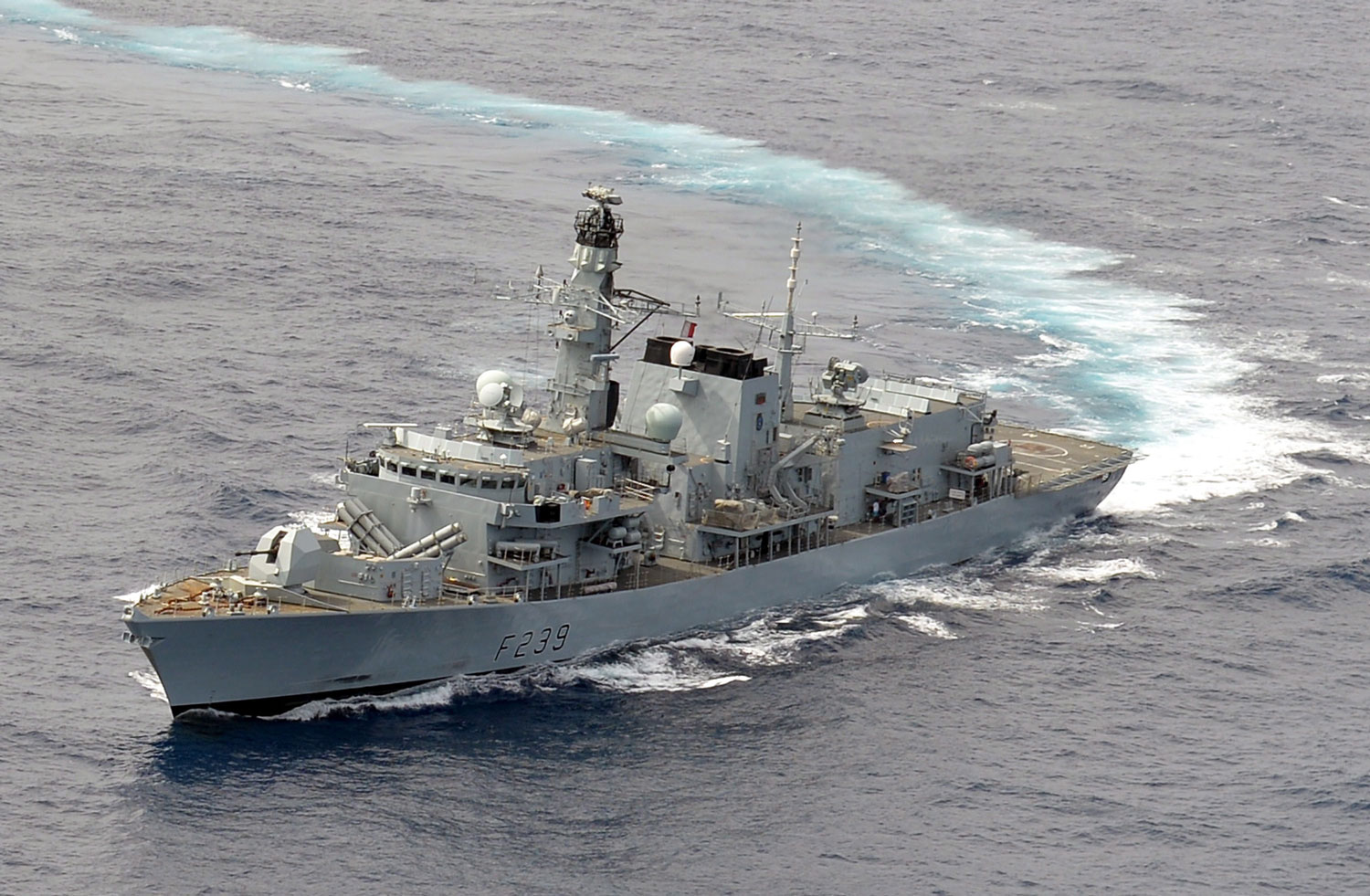 Cover image: Library photo of HMS Richmond (Picture: Royal Navy). 