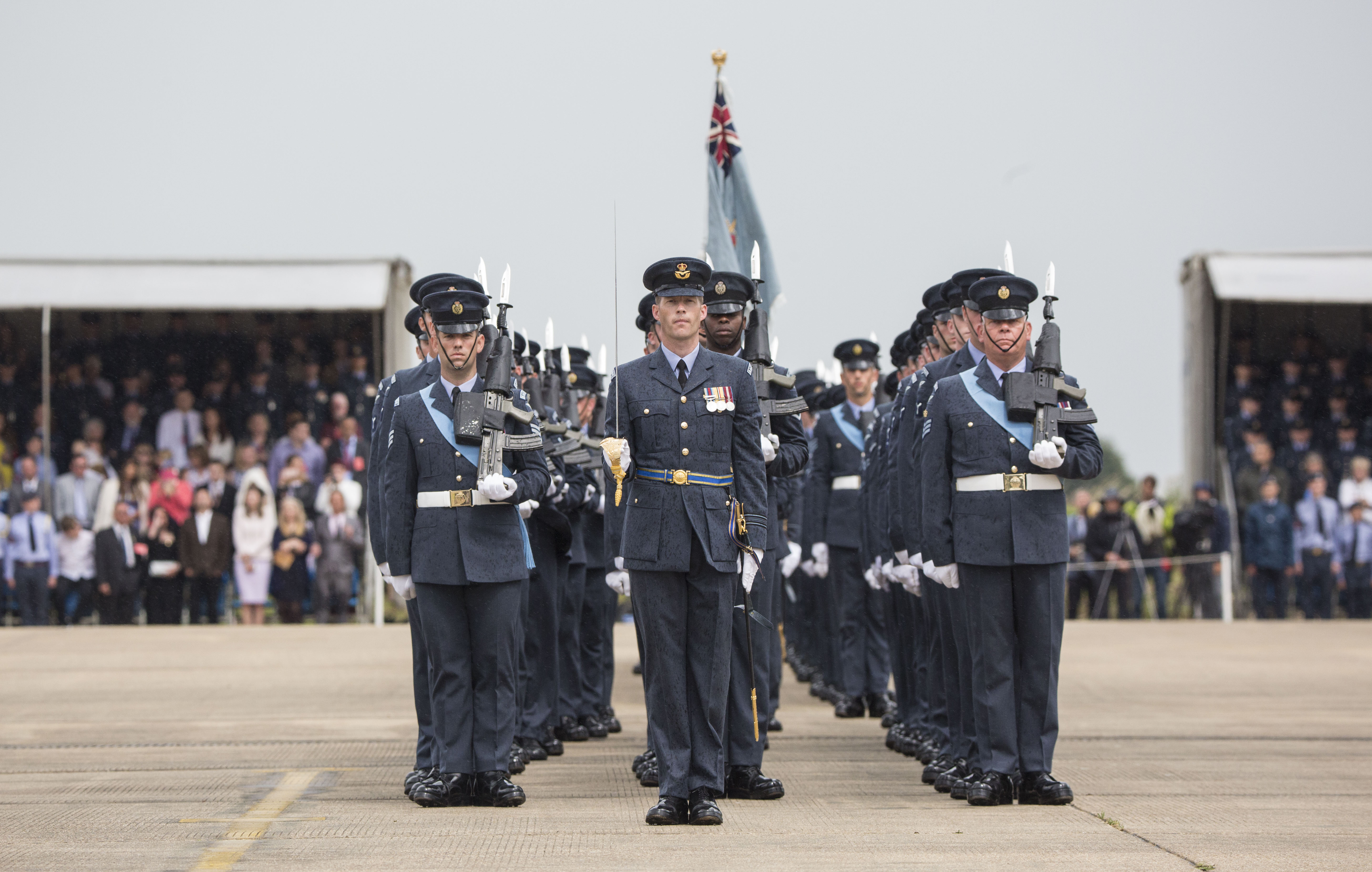 Prince Harry Presents Sword Of Peace At RAF Honington