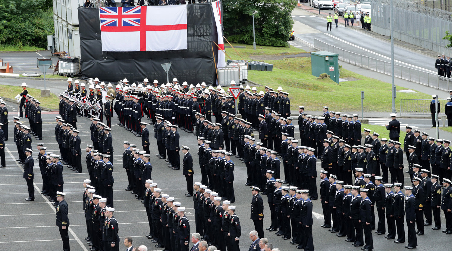 HRH The Princess Royal HM Naval Base Clyde