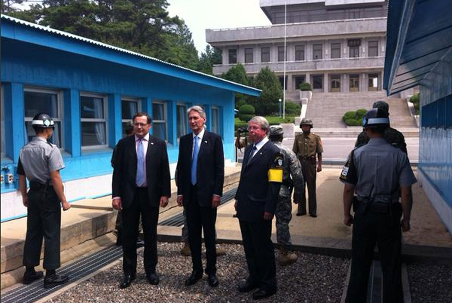 Former Defence Secretary Philip Hammond On The DMZ Former Defence Secretary Philip Hammond On The DMZ