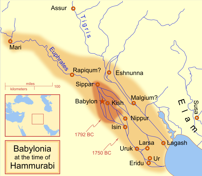 Mesopotamia map