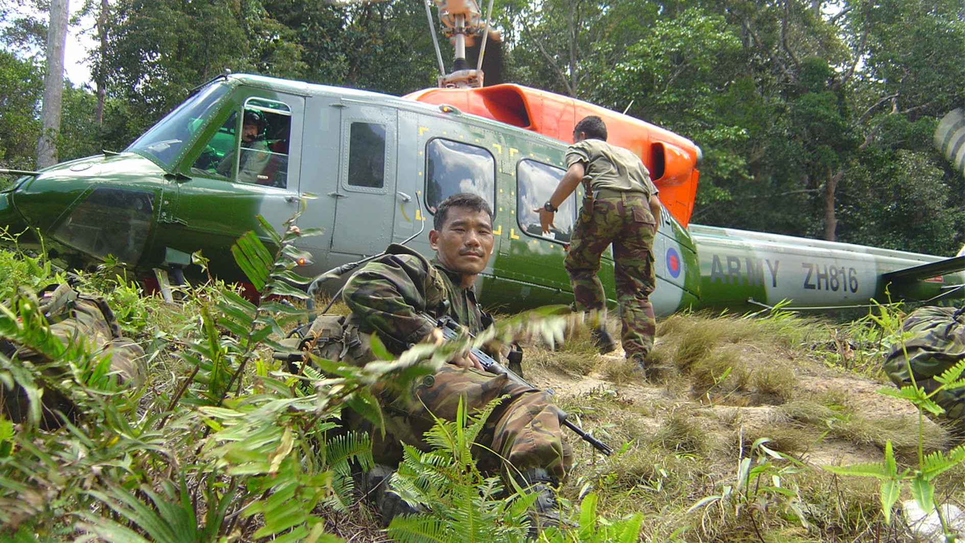 Hari served for 15 years in the British Army’s Gurkha regiment before losing his legs in Afghanistan. Picture: Hari Everest Appeal