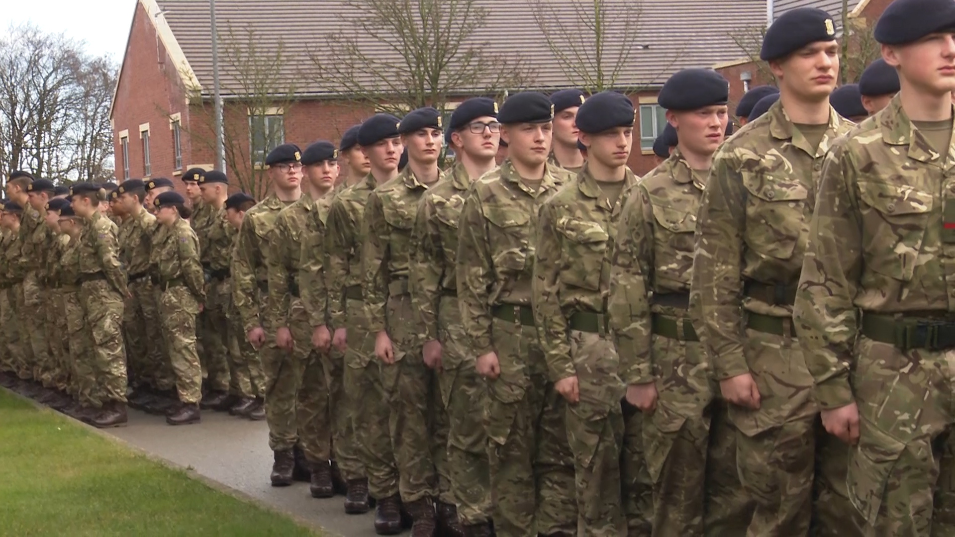 Harrogate Army Foundation College Recruits 16032020 CREDIT BFBS