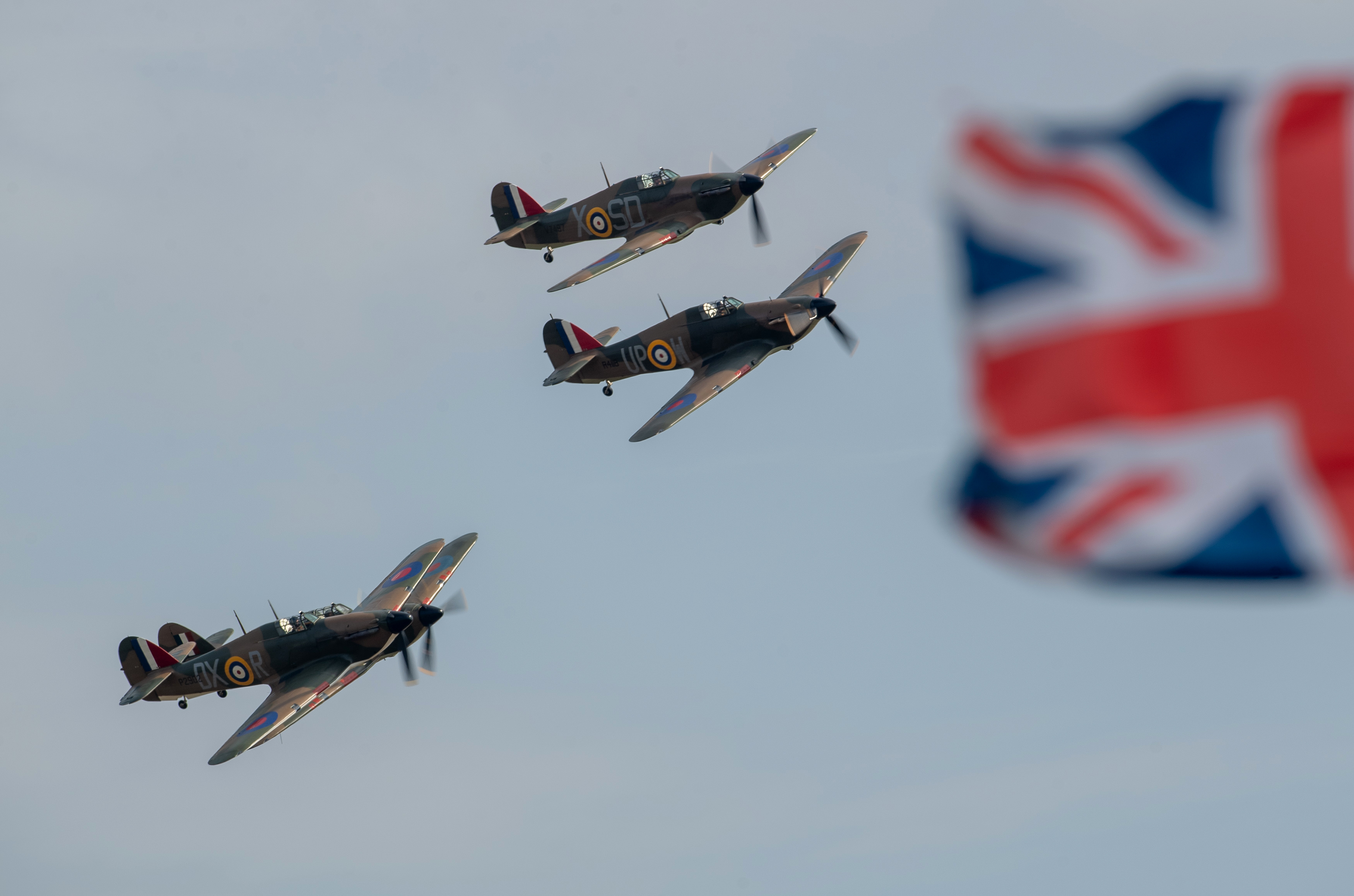 Cover image: Hurricanes fly during last year's Battle of Britain Air Show (Picture: PA).