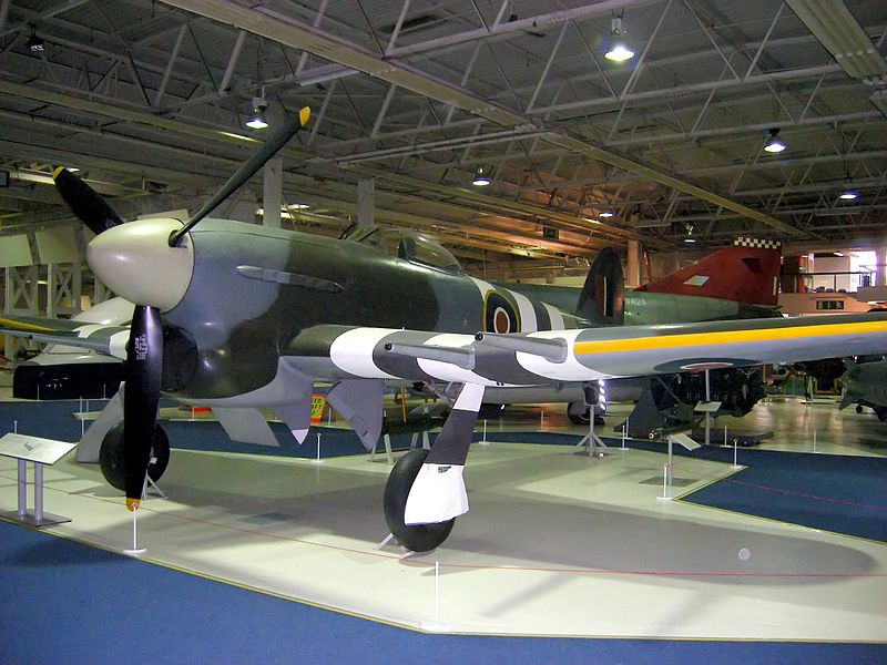 Hawker Typhoon MN235 at RAF Museum, Hendon by Dapi89 and Hohum