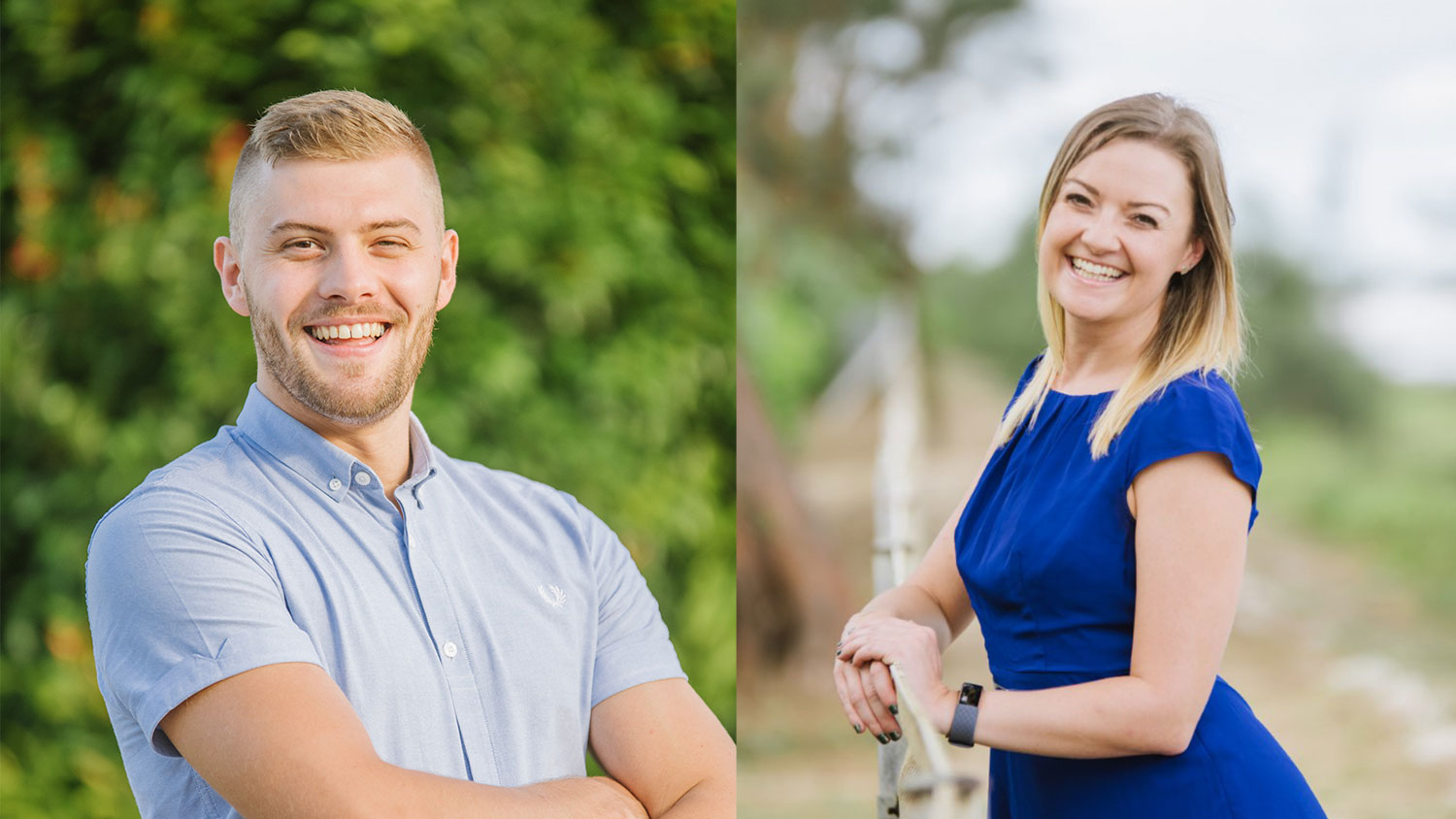 Hayley Hammond and Curtis Tyler BFBS Radio Presenters BFBS Brunei