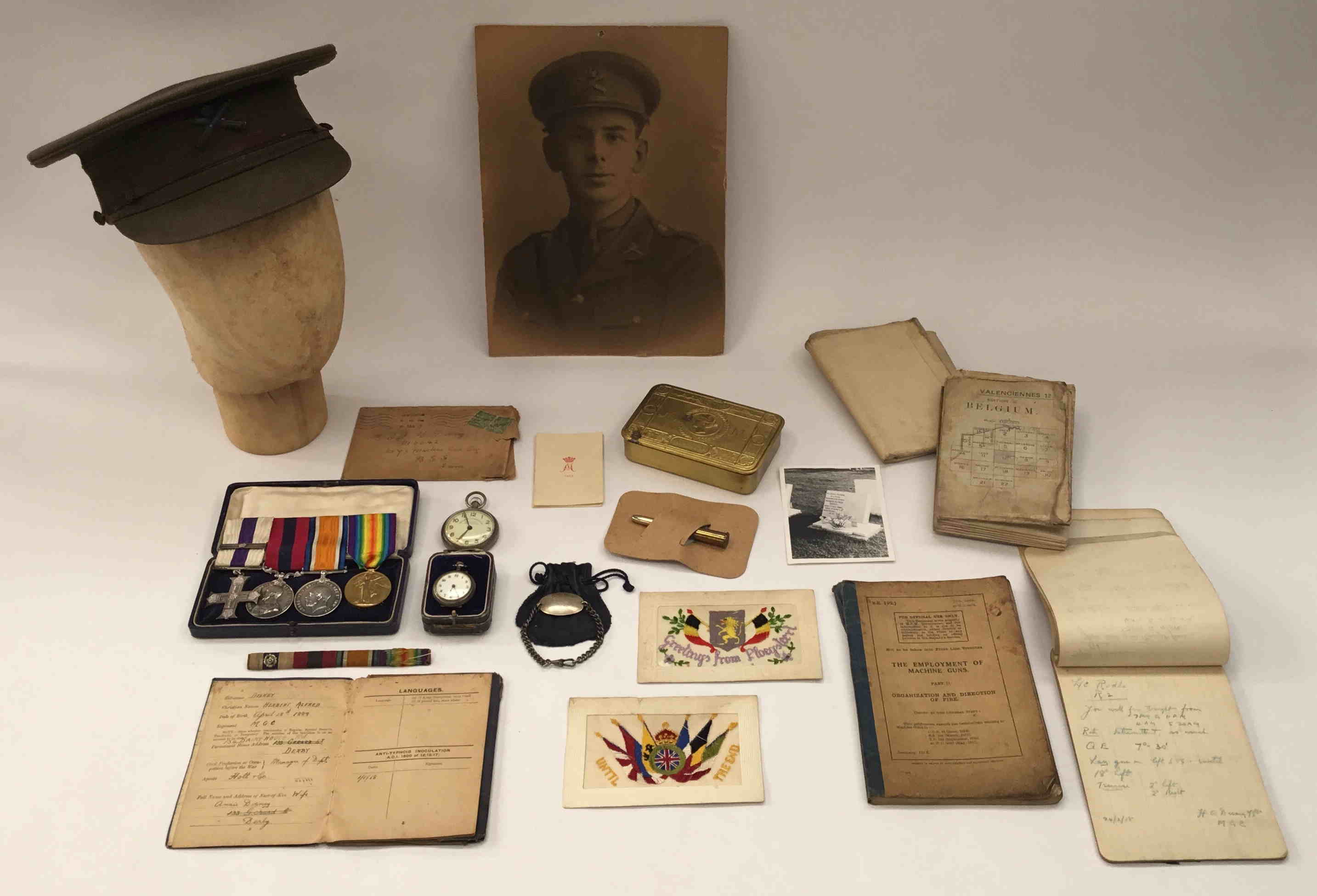 Herbert Alfred Disney militaria collection 081123 Credit CREDIT HANSONS AUCTIONEERS LT HERBERT DISNEY MEDAL COLLECTION STILLS