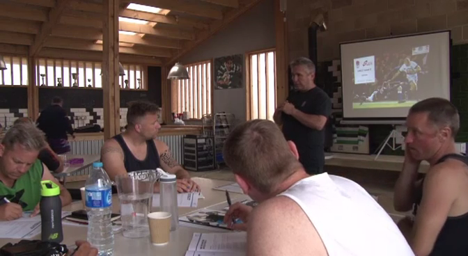 Classroom sessions build rugby knowledge
