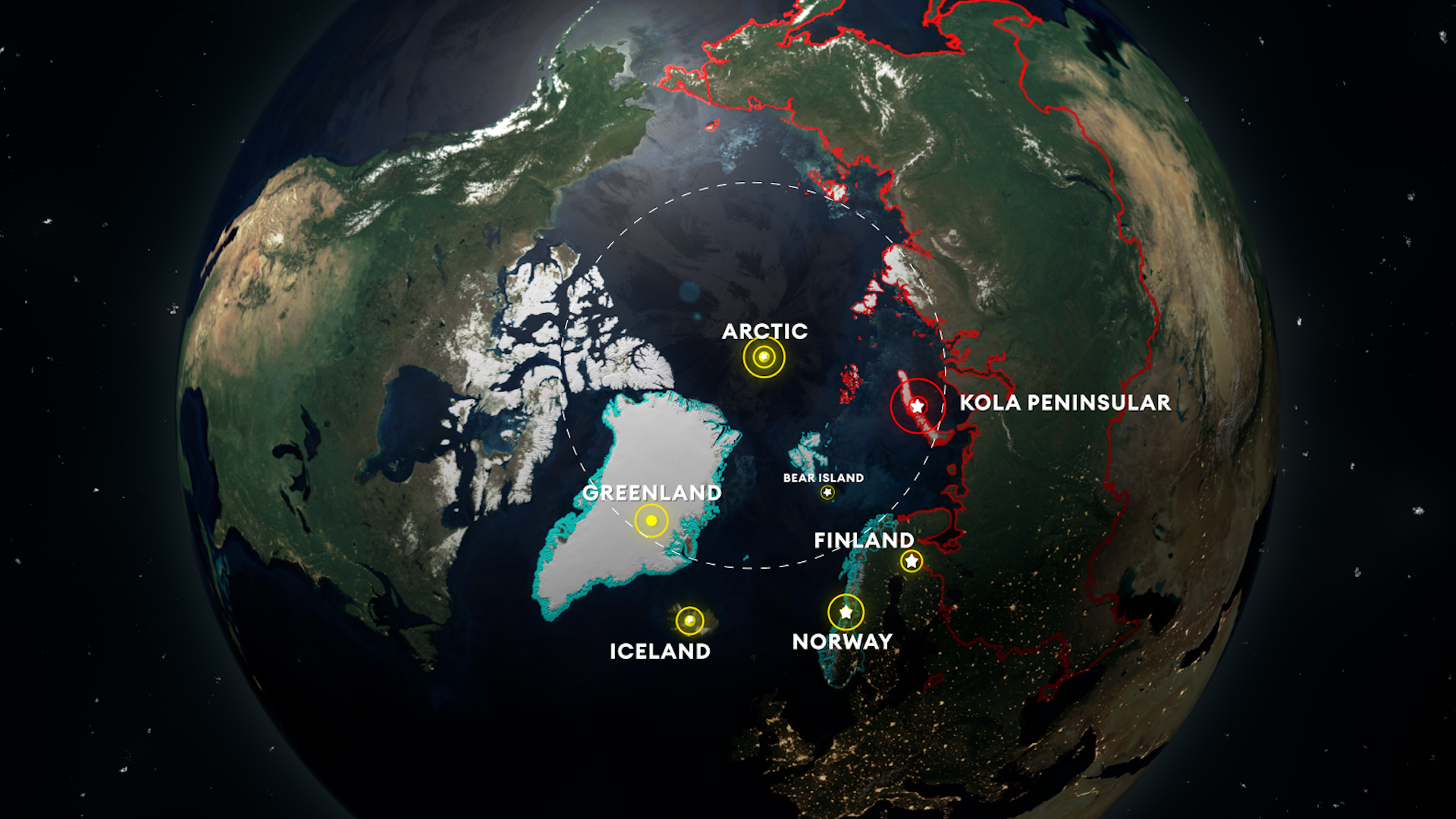 High North Arctic Map 090726 CREDIT BFBS
