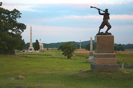 High_Water_Mark_-_Cemetery_Ridge,_Gettysburg_Battlefield by Robert Swanson