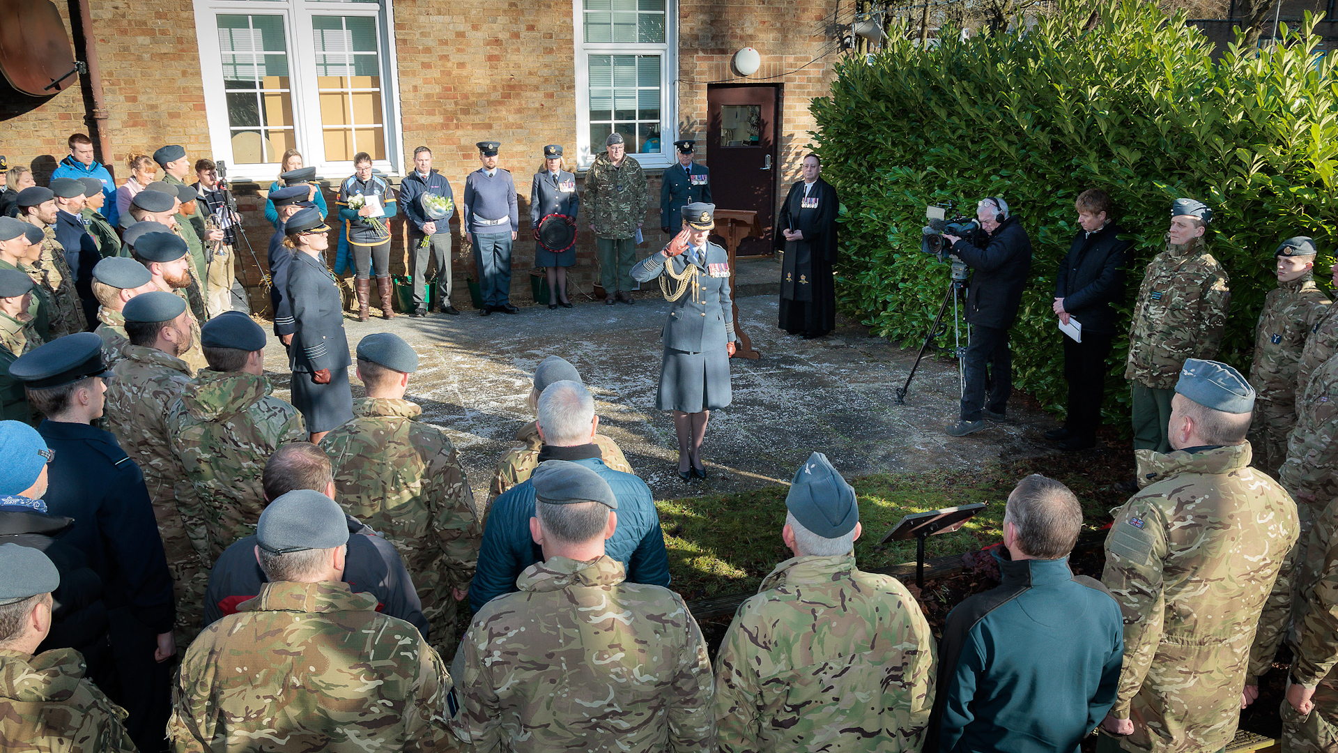RAF Brize Norton honoured the memory of ten personnel who lost their lives during the 2005 Hilton 22 crash in Iraq (Picture: Royal Air Force)