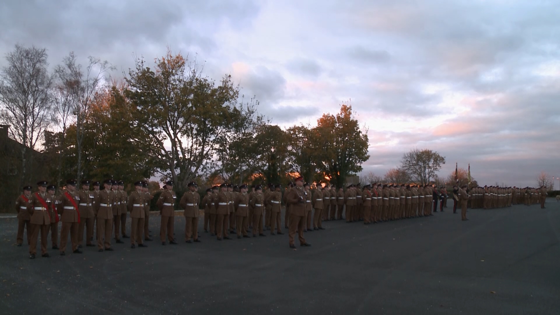 Homecoming parade for personnel returning from Estonia, deployed on Operation Cabrit