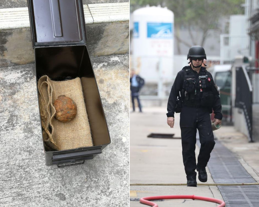 Hong Kong Police Force Called After A German Hand Grenade Was Found In A Crisp Factory Credit Hong Kong Police Force 