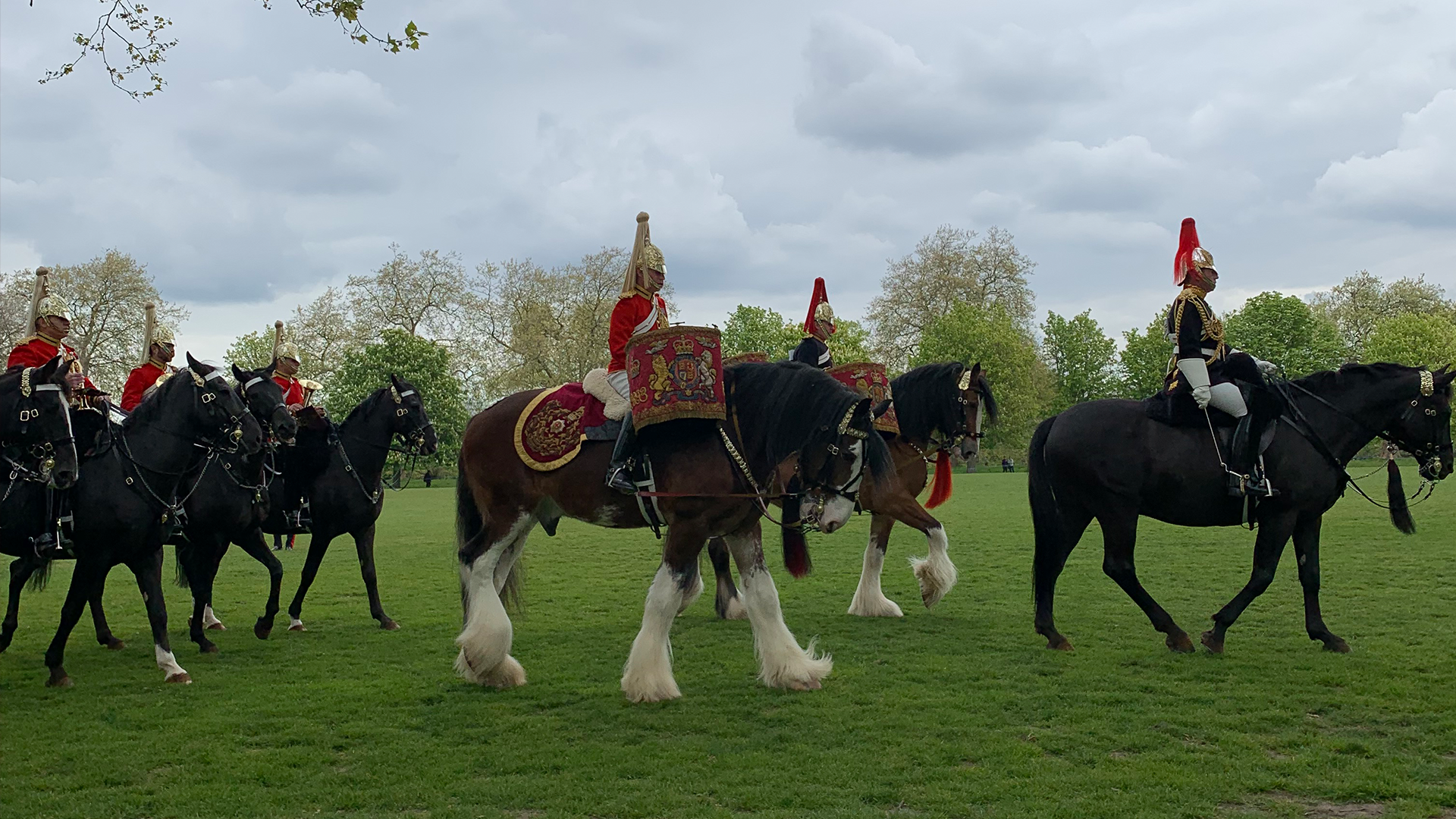 Household Cavalry Major General's annual inspection 250424 CREDIT BFBS