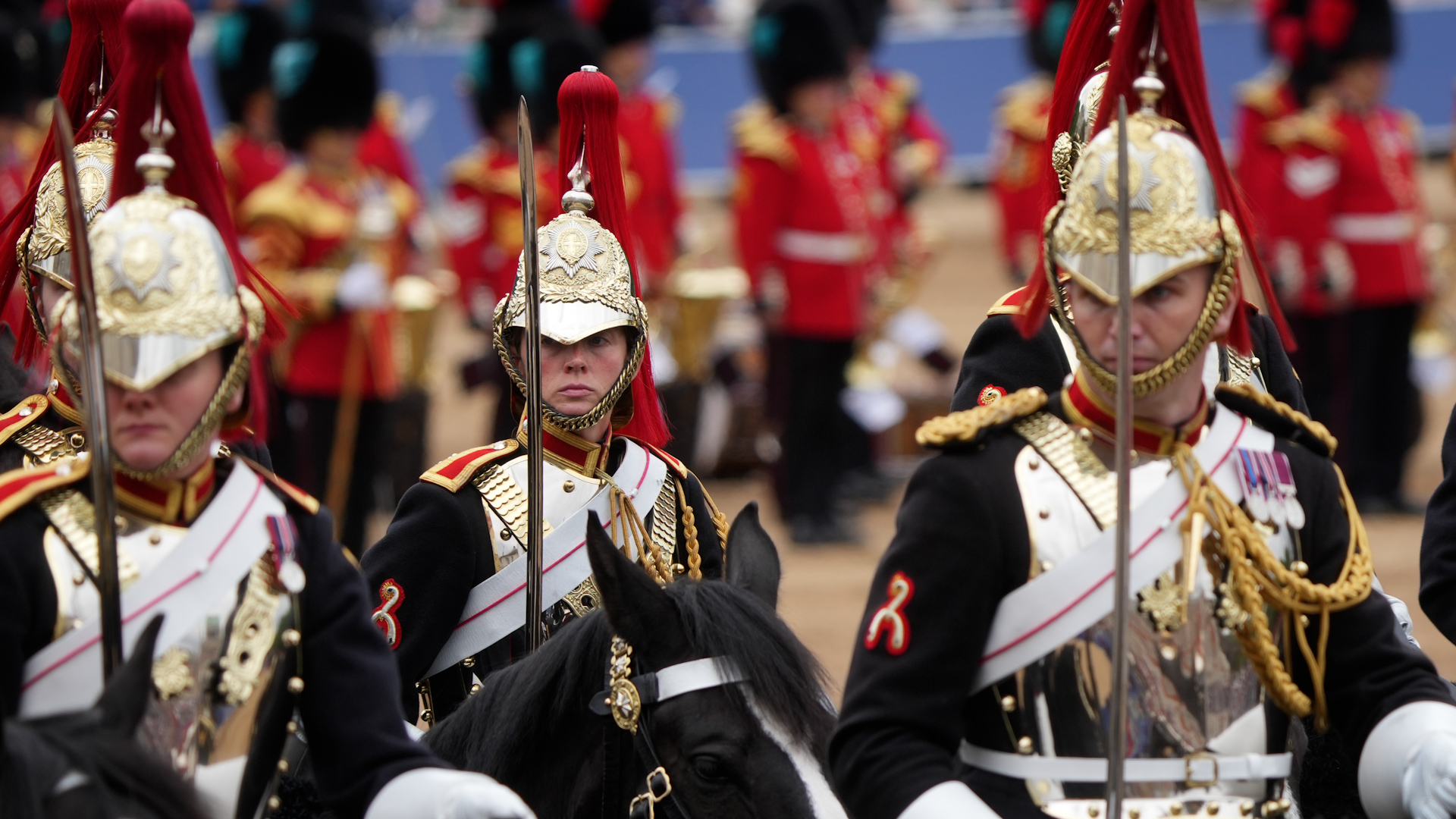 Household Cavalry Mounted Regiment Colonel's Review 080624 CREDIT PA