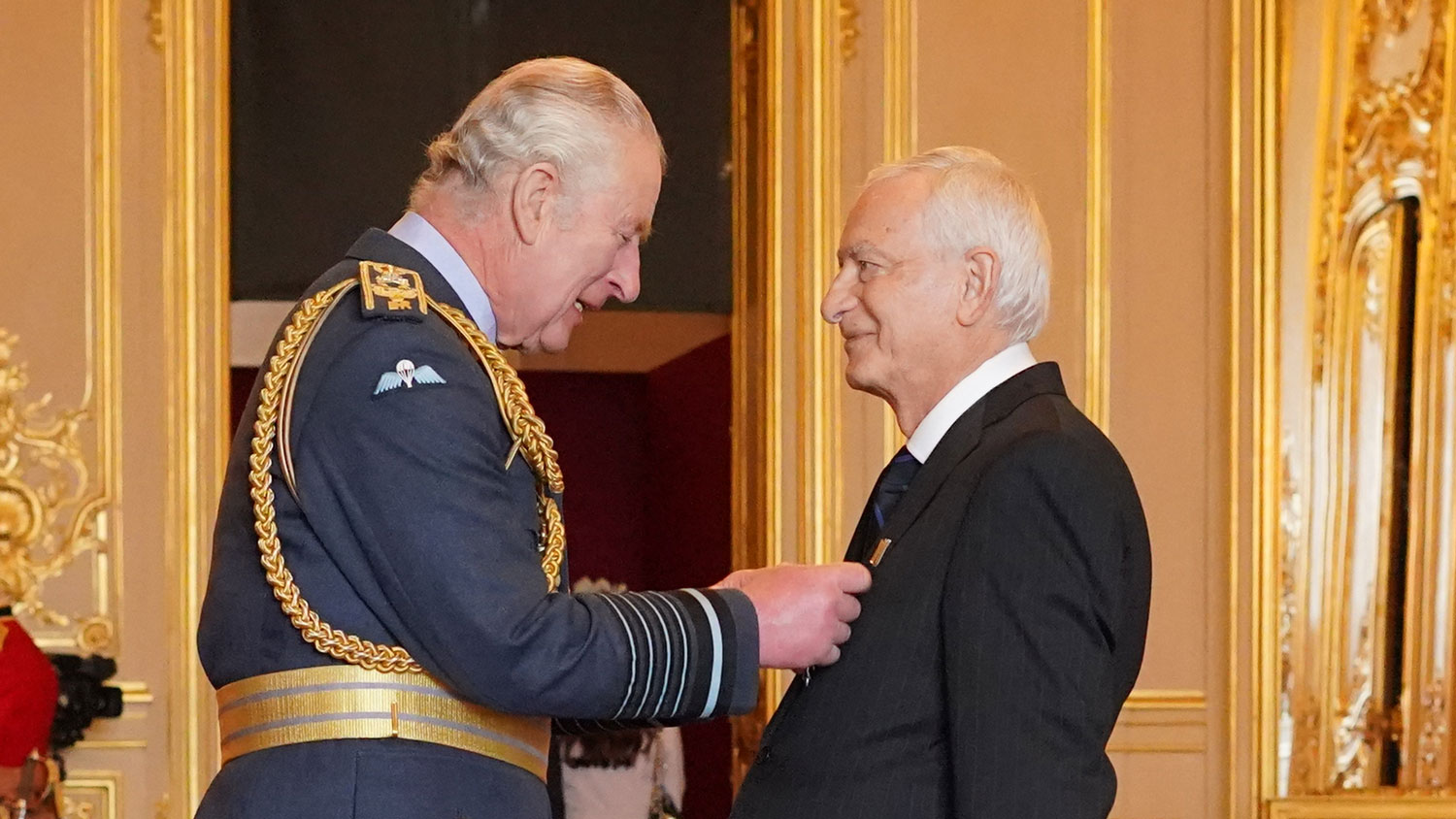 Howard Perlin MBE services to broadcasting King Charles Windsor Castle CREDIT PA Media