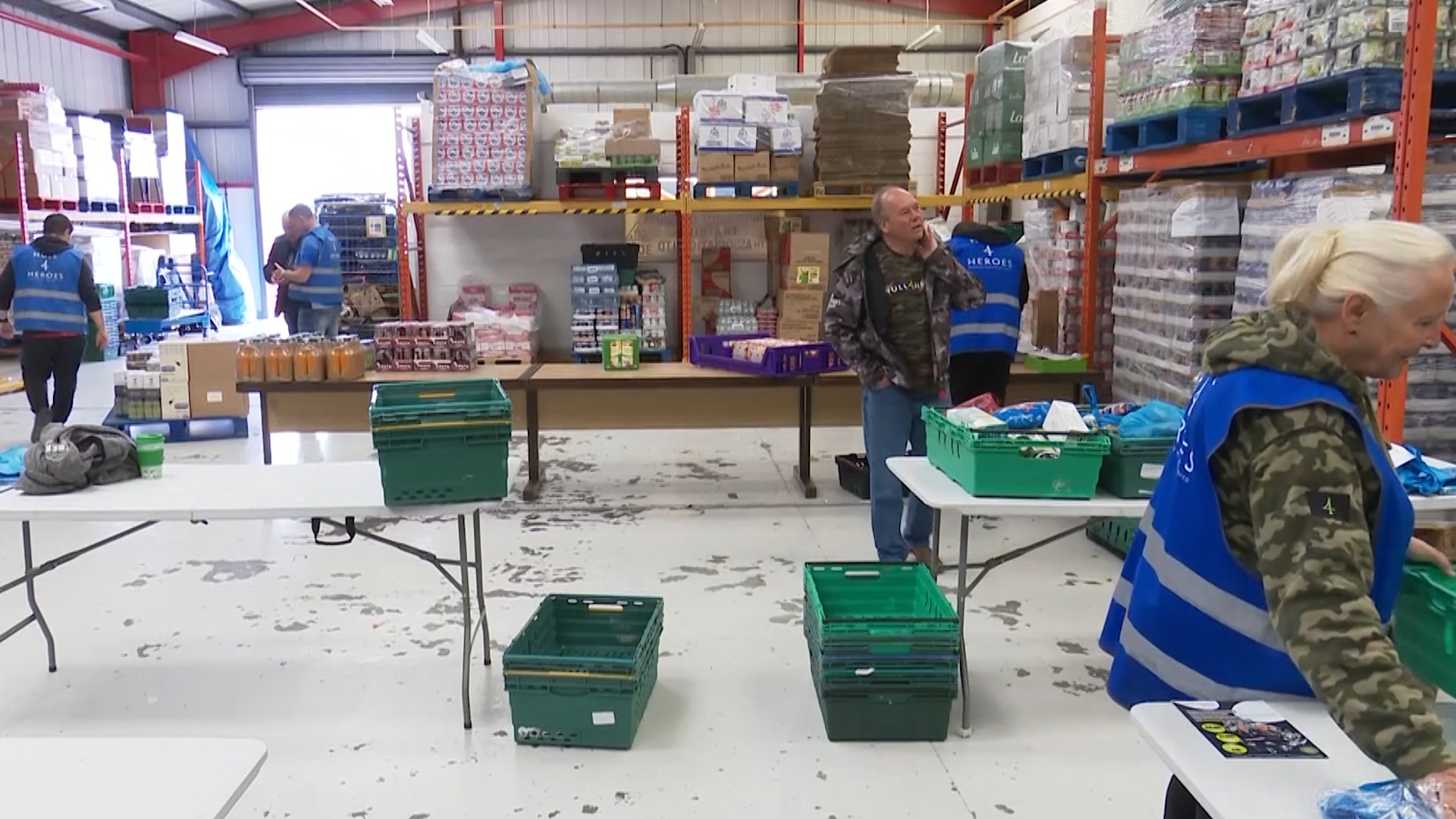 The charity had to move from a small cupboard to a warehouse to deal with the amount of donations.