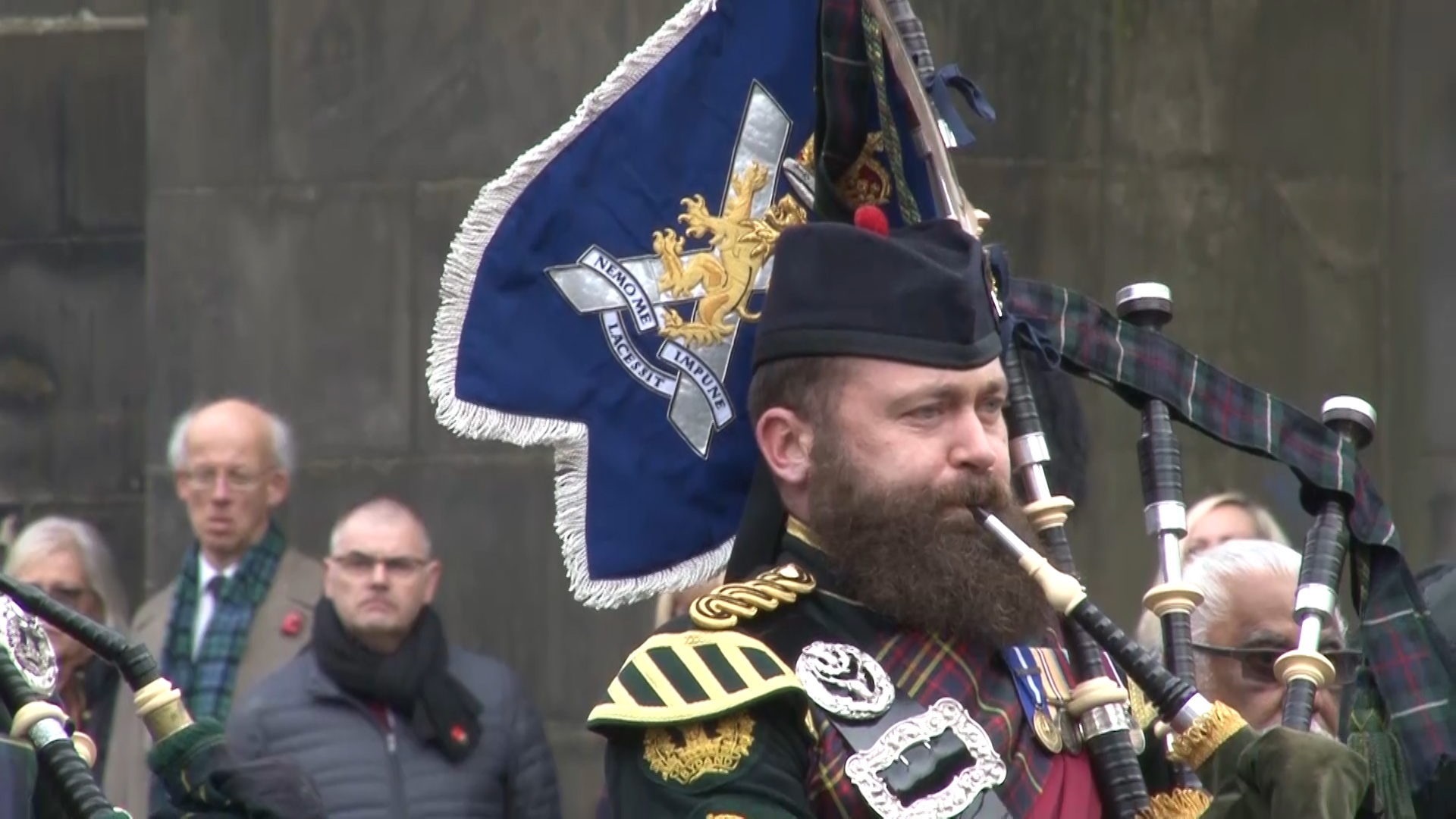 Remembrance Day 2018 in Edinburgh. 