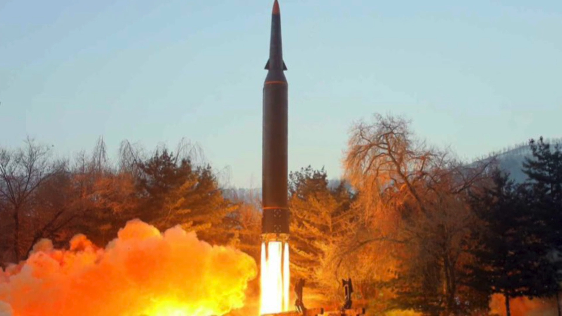 Hypersonic missile launch by North Korea 