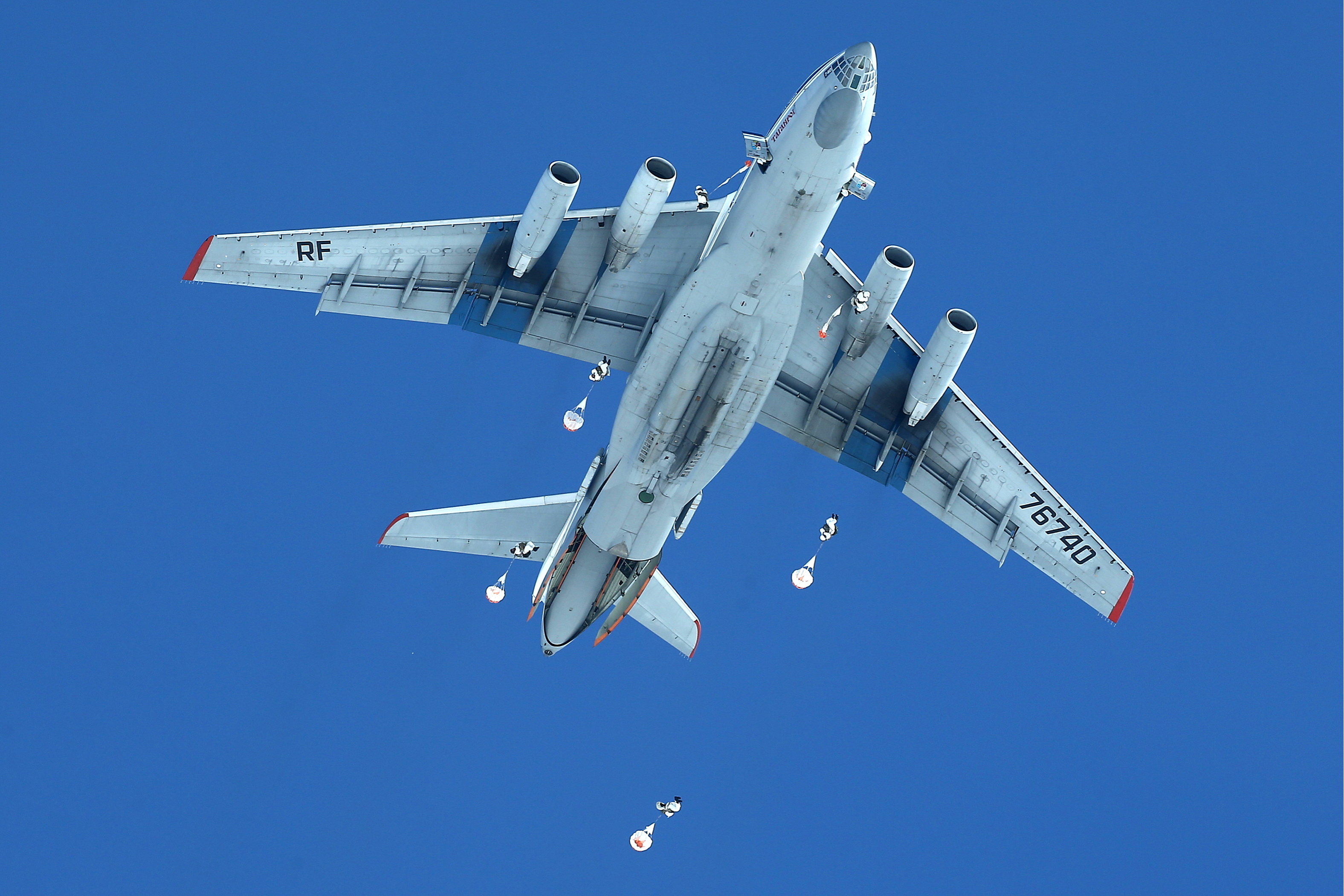 IL-76 Russian Airborne Troops 2018 CREDIT PA