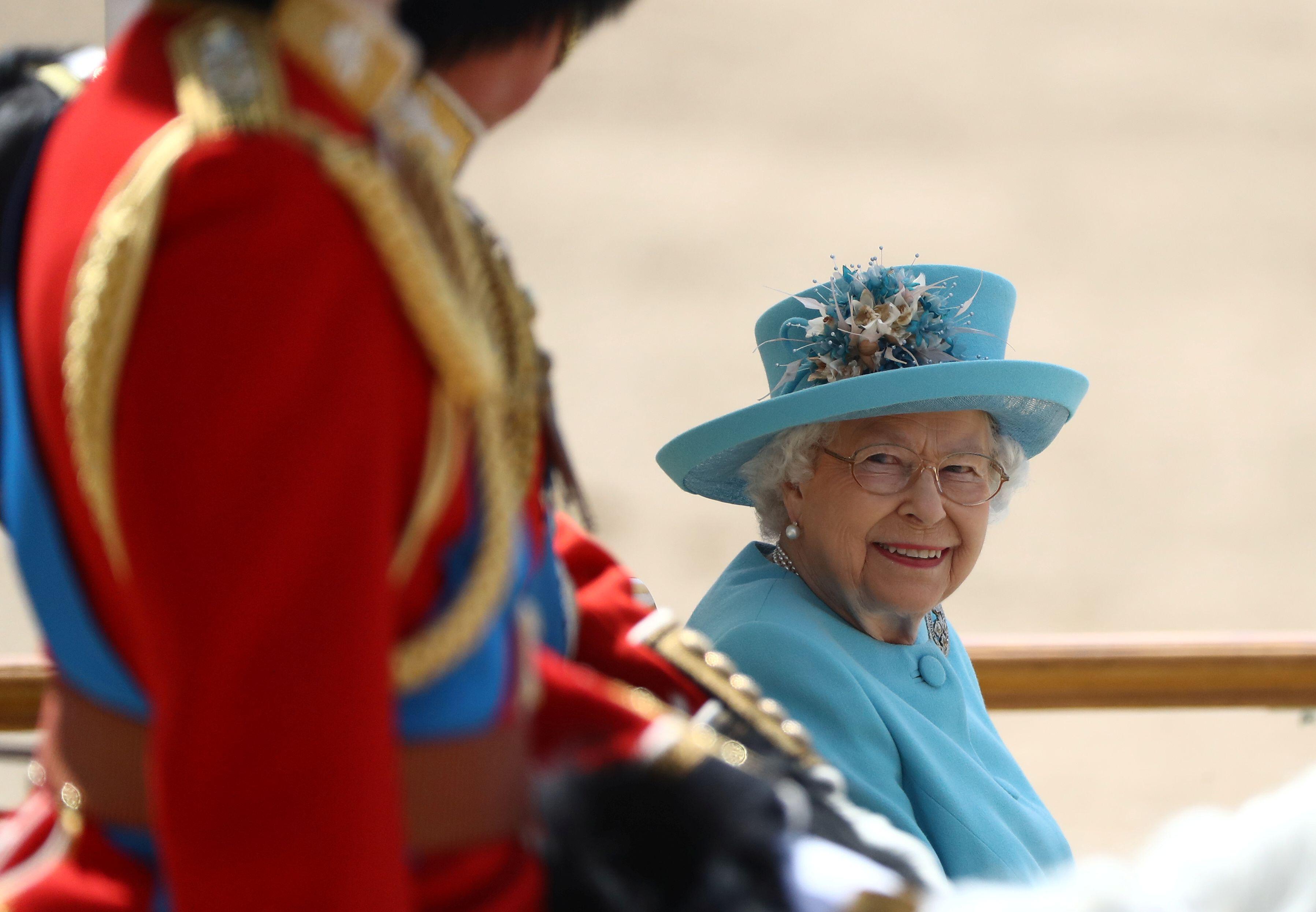 The Queen at the 2018 Trooping the Colour