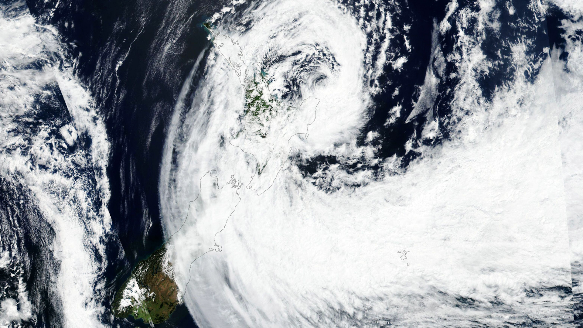 MAGE ID 2NDGY9D This satellite image shows Cyclone Gabrielle lashing New Zealand with strong winds and heavy rain on Valentine's Day NO REUSE CREDIT ZUMA Press, Inc .jpg