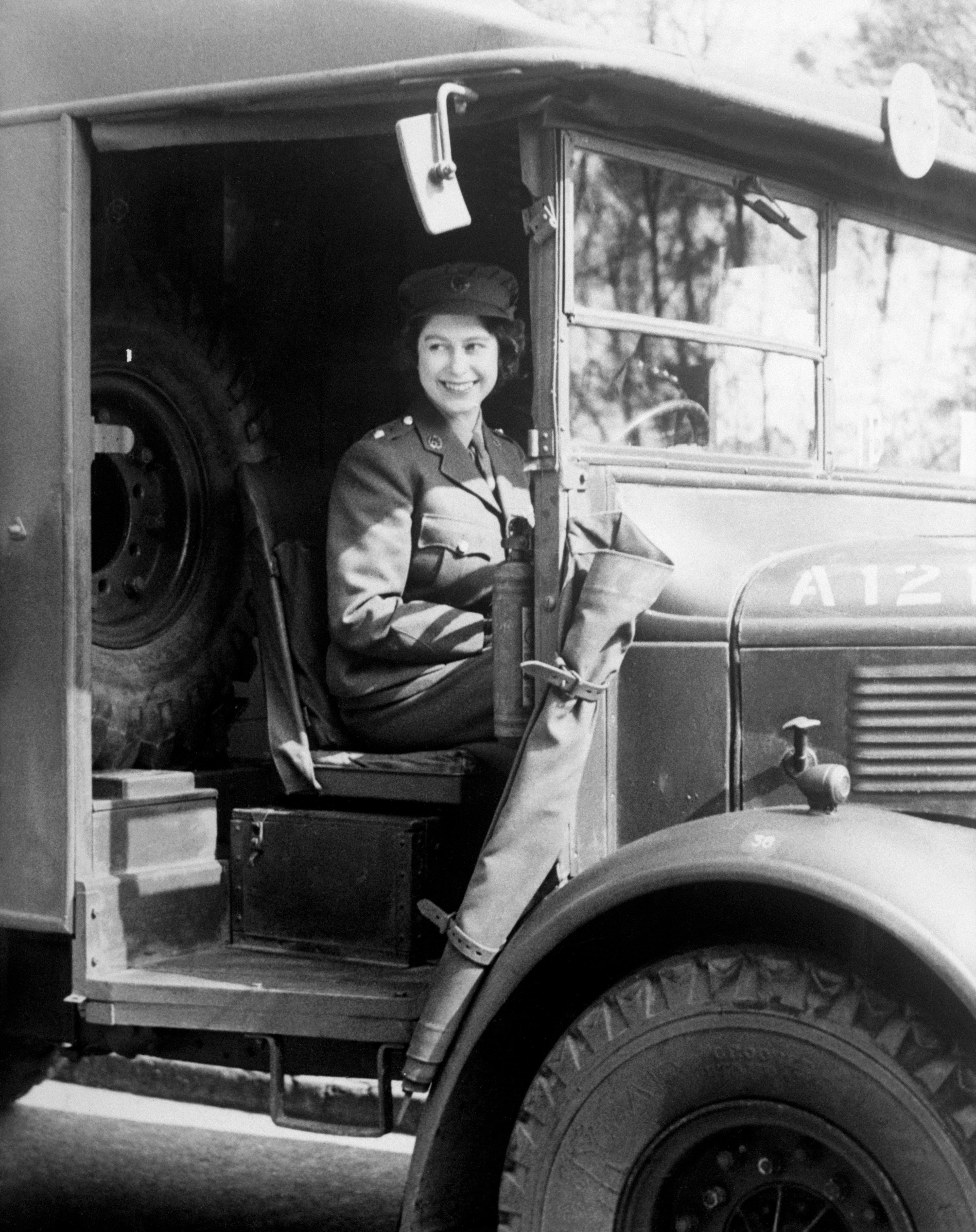 The Queen during WW2