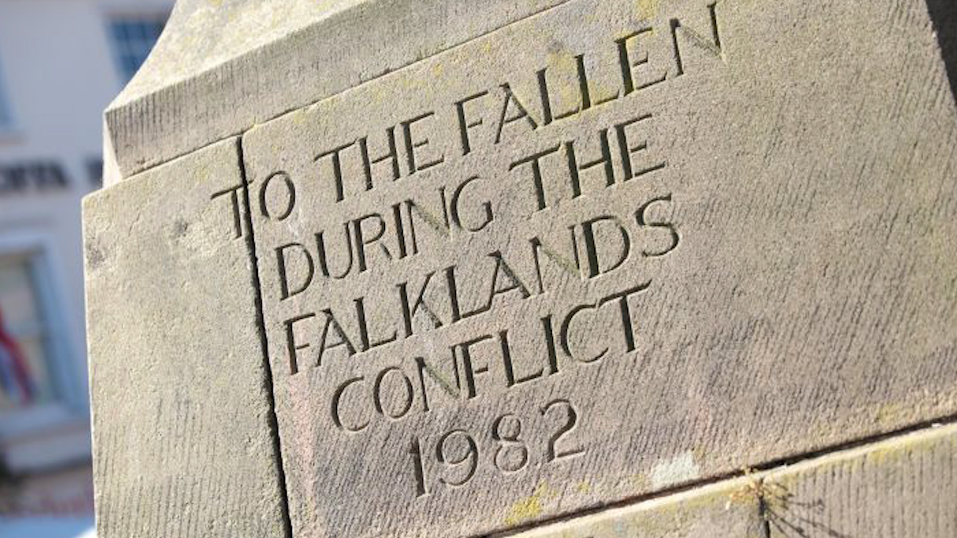 Falklands War Falklands conflict memorial in Hereford