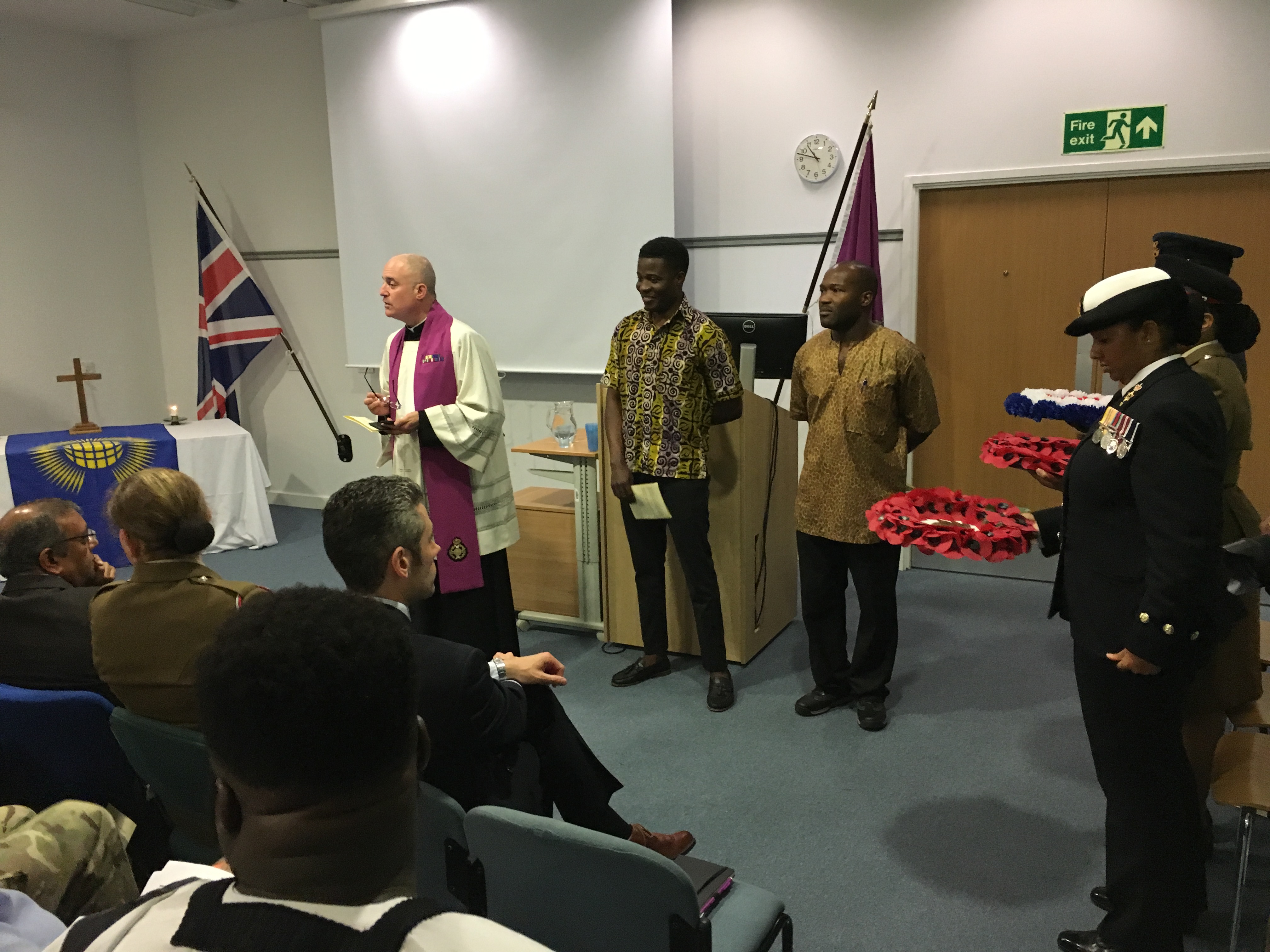 A remembrance service dedicated to Commonwealth personnel took place