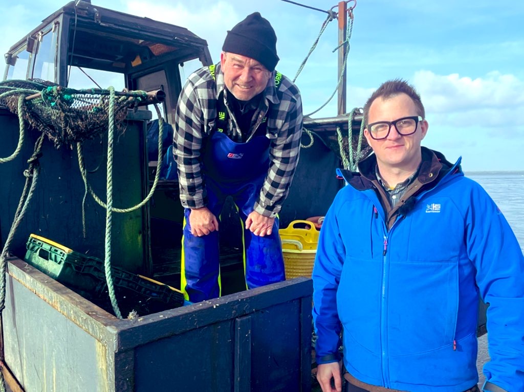 Shellfishing in Southport